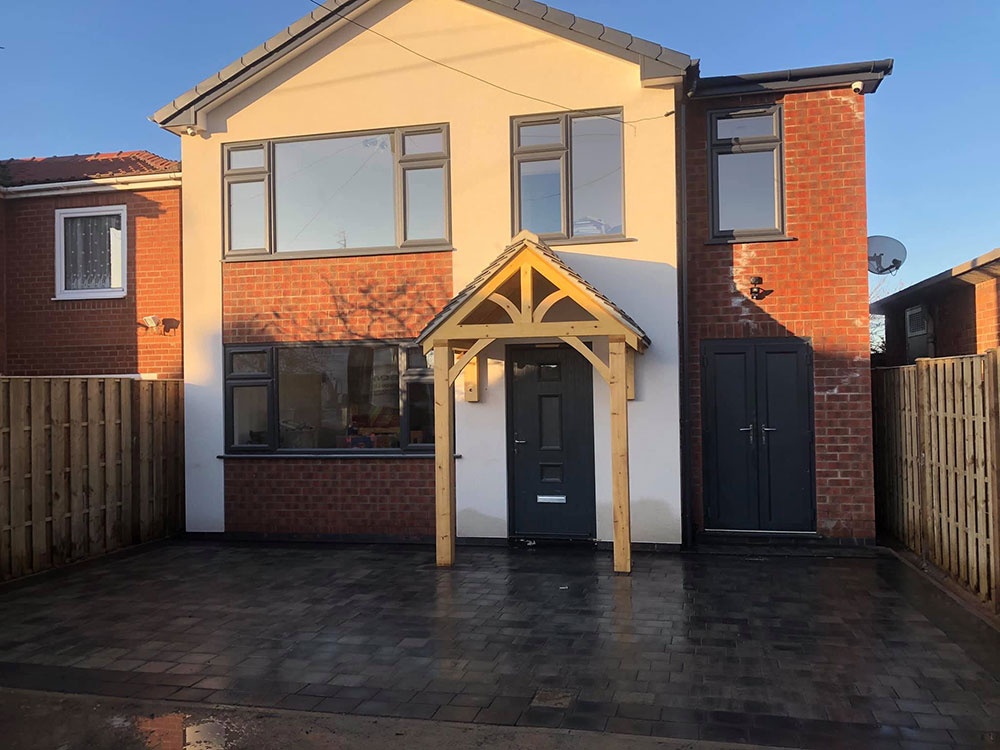 Tobermore Shannon drive in slate with charcoal border