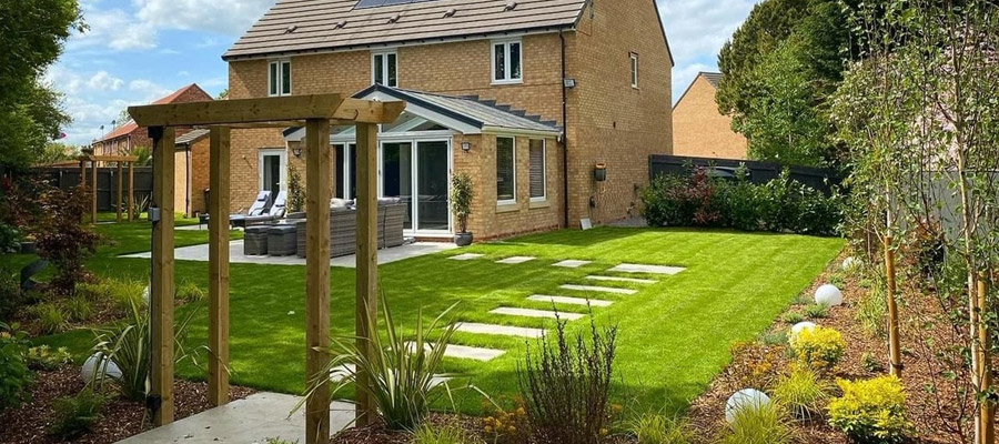 Garden Path landscape gardening garden design yorkshire